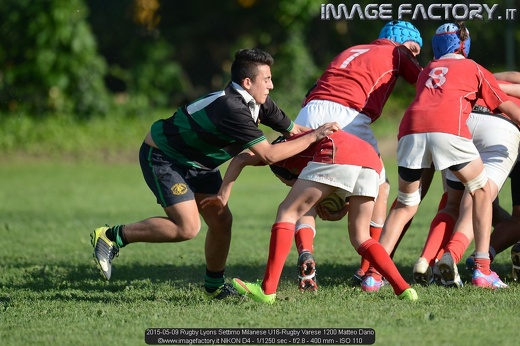 2015-05-09 Rugby Lyons Settimo Milanese U16-Rugby Varese 1200 Matteo Dario